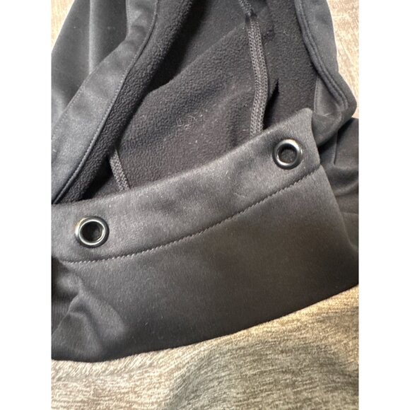 Nike Dri-Fit Gray & Black Pullover Hoodie Sweatshirt Large With Kangaroo Pocket - Picture 4 of 7